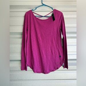 Women’s Hollister Co. Criss-Cross Back Must Have Long Sleeve Top Size XS NWT